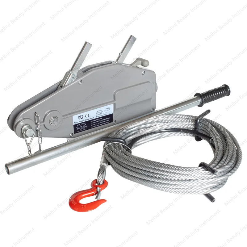 سبائك الألومنيوم سلك حبل رافعة رافعة جرار 0.8 طن 1.6 طن 3.2 طن سلك كهربائي الموتر