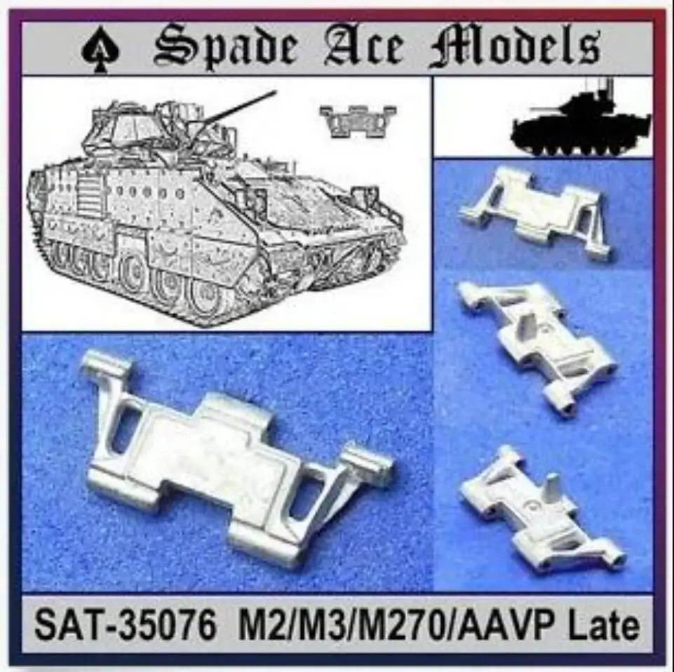 

Spade Ace Models SAT-35076 1/35 Scale Metal Track For US M2/M3/M270/AAVP Late