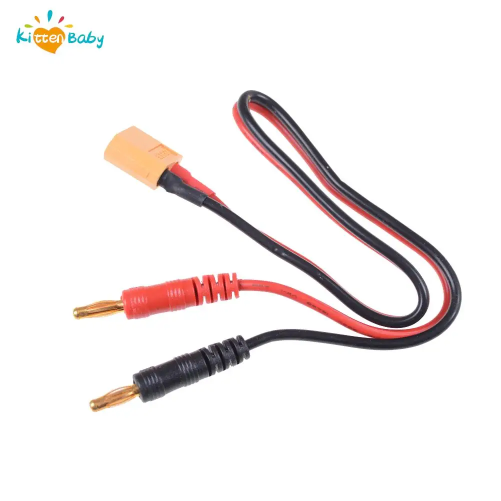 Cable de carga de equilibrio de enchufe Banana XT60 a 4,0 para helicóptero RC Quadcopter XT60, cargador de enchufe de batería Lipo, cabezal Tamiya, giro XT60