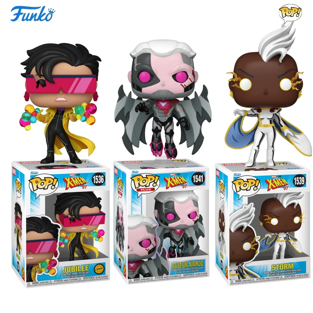 

Marvel X-Men 97 Anime Figure Storm Jubilee Bastion Nimrod Funko Pop Vinyl Figure Collectible Limited Edition Figurine Toy Gift