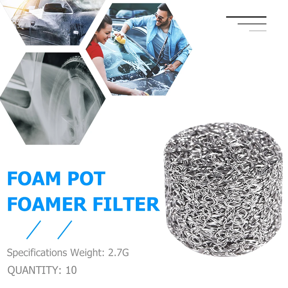 10 قطعة عالية الكثافة اللوحي استبدال تصفية الثلوج رغوة انس مرشح شبكي الفولاذ المقاوم للصدأ مصفاة صافي تصفية لمولد الرغوة