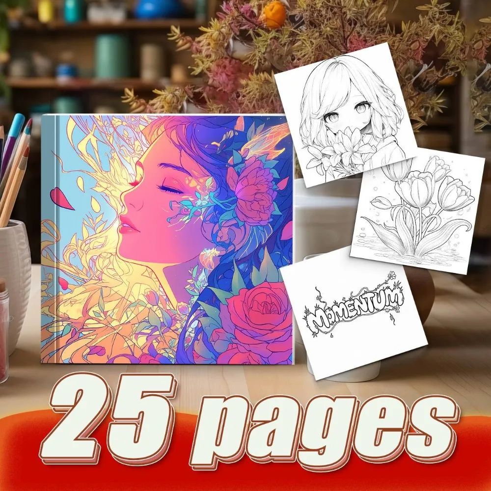 Adult Relaxing Food Coloring Book Dreamy Food Scene Designs For Stress Relief DIY Decoration With Smooth Durable Paper