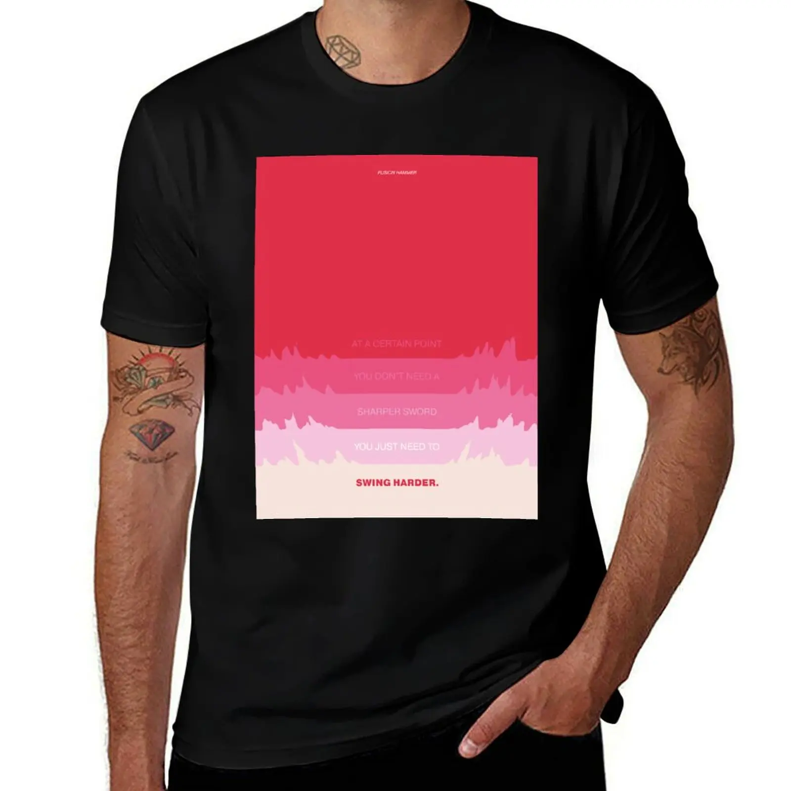 Fusion Hammer - Slay the Spire Relic T-Shirt Work Duty Casual T-Shirt