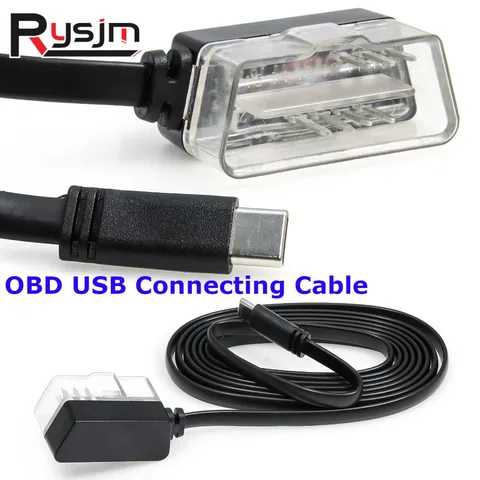 1 шт. obd2 кабель mini usb OBDII 2 7 Pin к Mini USB Соединительный кабель для автомобиля HUD Head up Display hud OBD кабель
