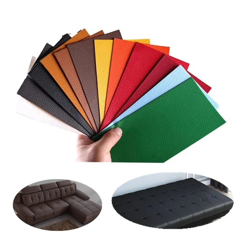 4*8-in Self-Adhesive PU Leather Repair Patch Paste Sofa Rectangular10*20CM Seat Bed Scrapbook Fabric Sticker Badge Leather Tools