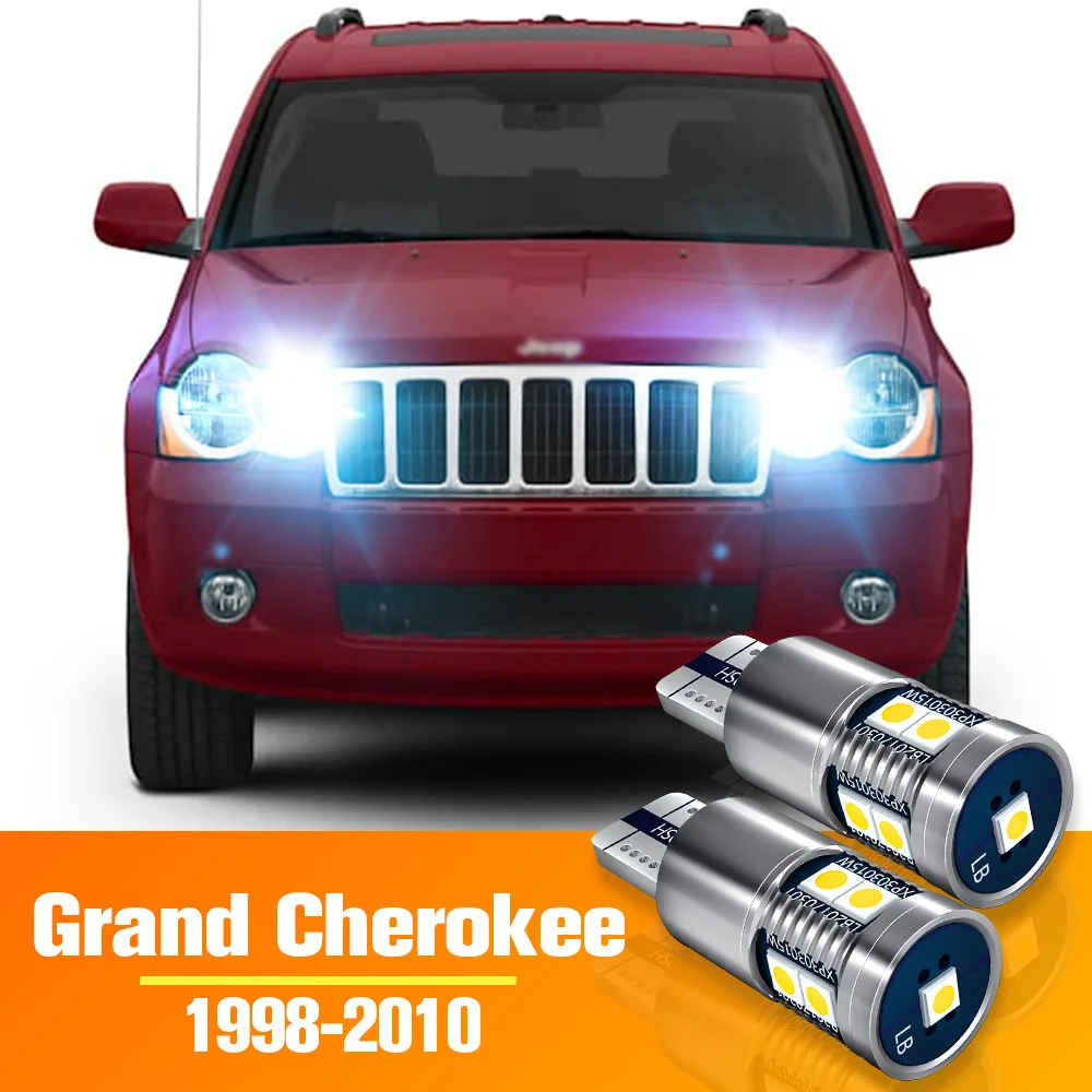 

2x LED Parking Light Clearance Bulb Accessories For Jeep Grand Cherokee WJ WG WH WK 1998-2010 2003 2004 2005 2006 2007 2008 2009