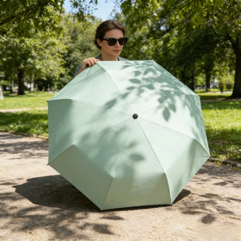 

Compact Foldable Umbrella 24 Rib Auto Open Close UV Sun & Rain Protection Portable Parasol for Men Women
