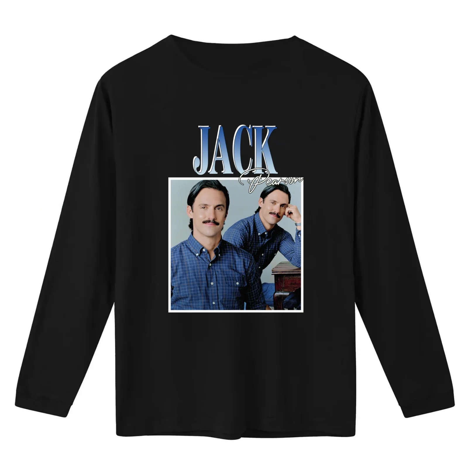 Jack pearson T-Shirt Summer Casual Cotton Tee Oversized Streetwear Tops Vintage Graphic Print Loose Fit Short Sleeve