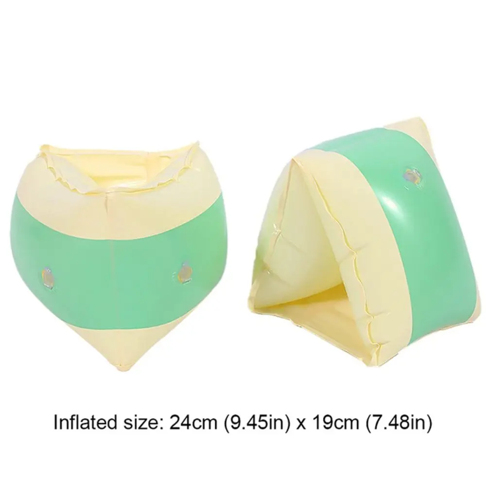 2Pcs 안전 훈련 팔 밴드 링 수영 훈련 수영장 완장 풍선 풀 플로트 슬리브 수영장 플로팅 수영 서클