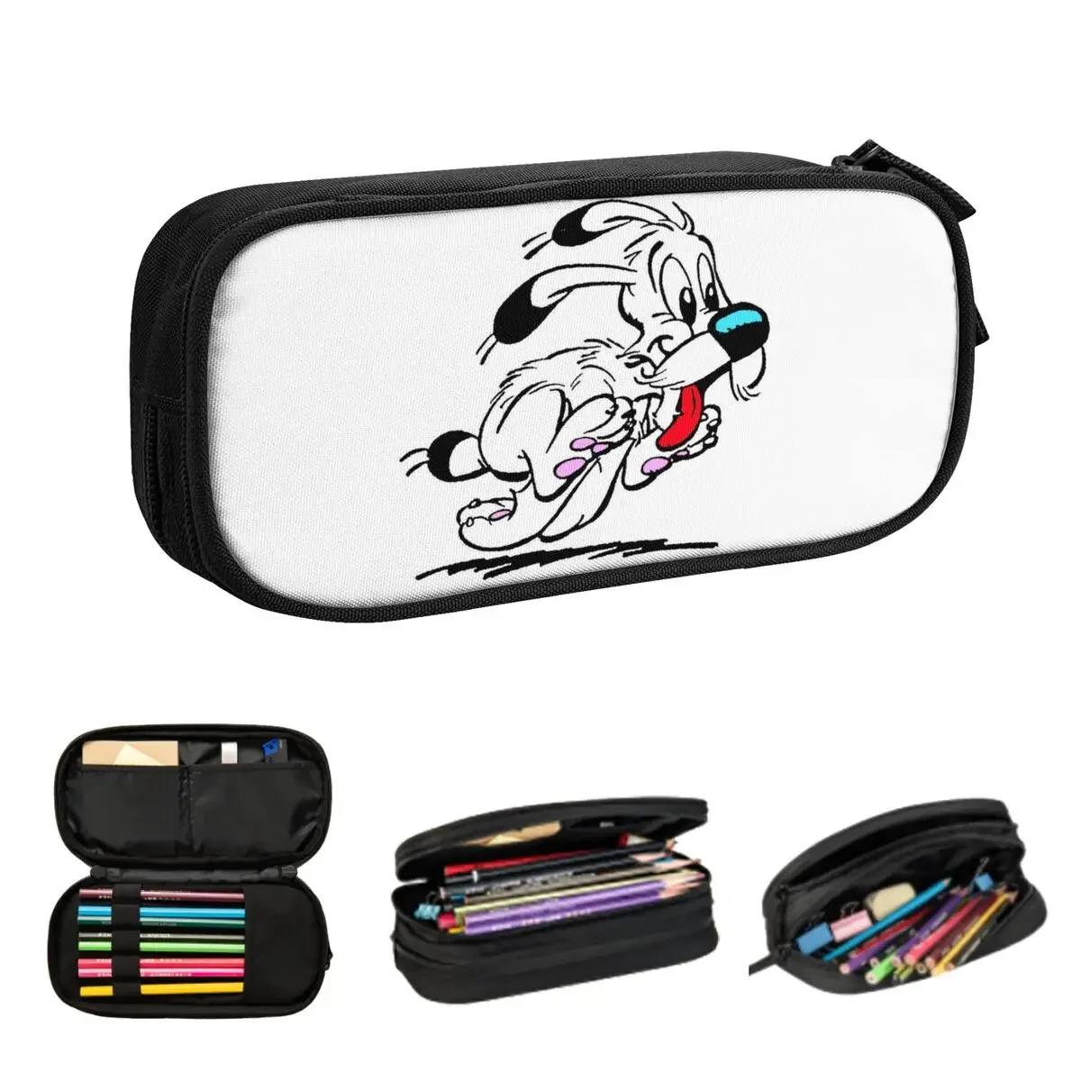 Asterix And Obelix Dogmatix Ideafix Obelix Dog Pencil Cases Pen Bags Pen Box Pencil Pouch For Boys Girls Students Stationery