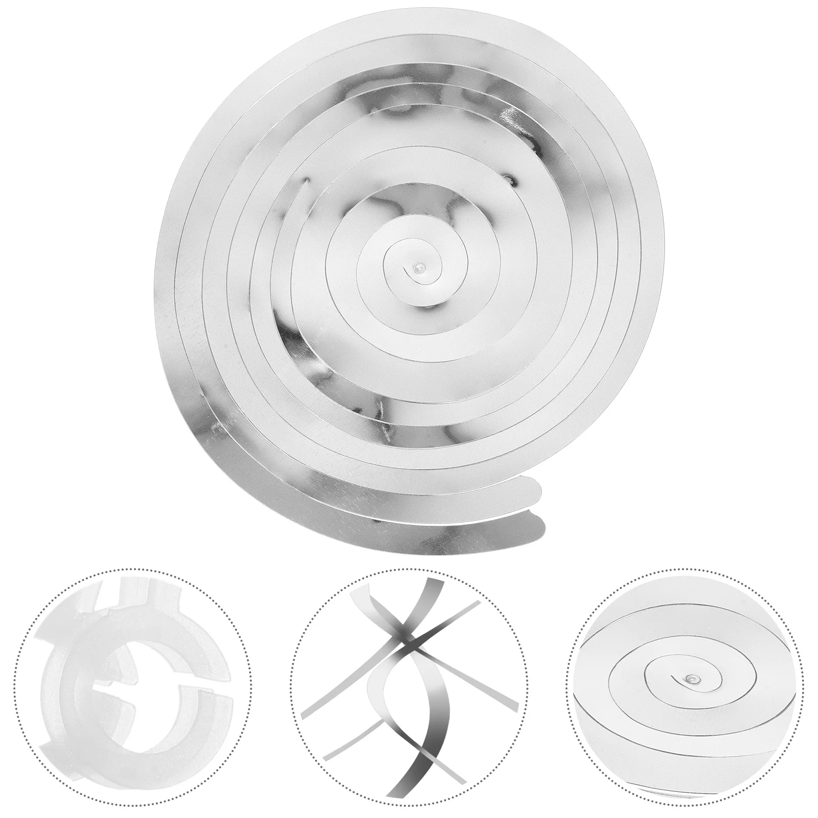 

30 Pcs Spiral Pendant Christmas Decor Ceiling Decorations for Party Charm Swirls Pvc Hanging Baby Valentine's Day