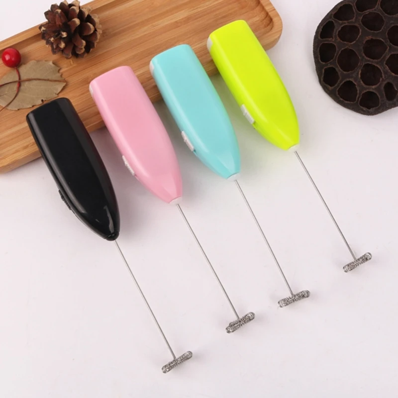 Electric Hand Blenders Egg Beater Small Drink Coffe Mixer Milk Frother Egg Whisk for Mixing Eggs, Cream and Flour