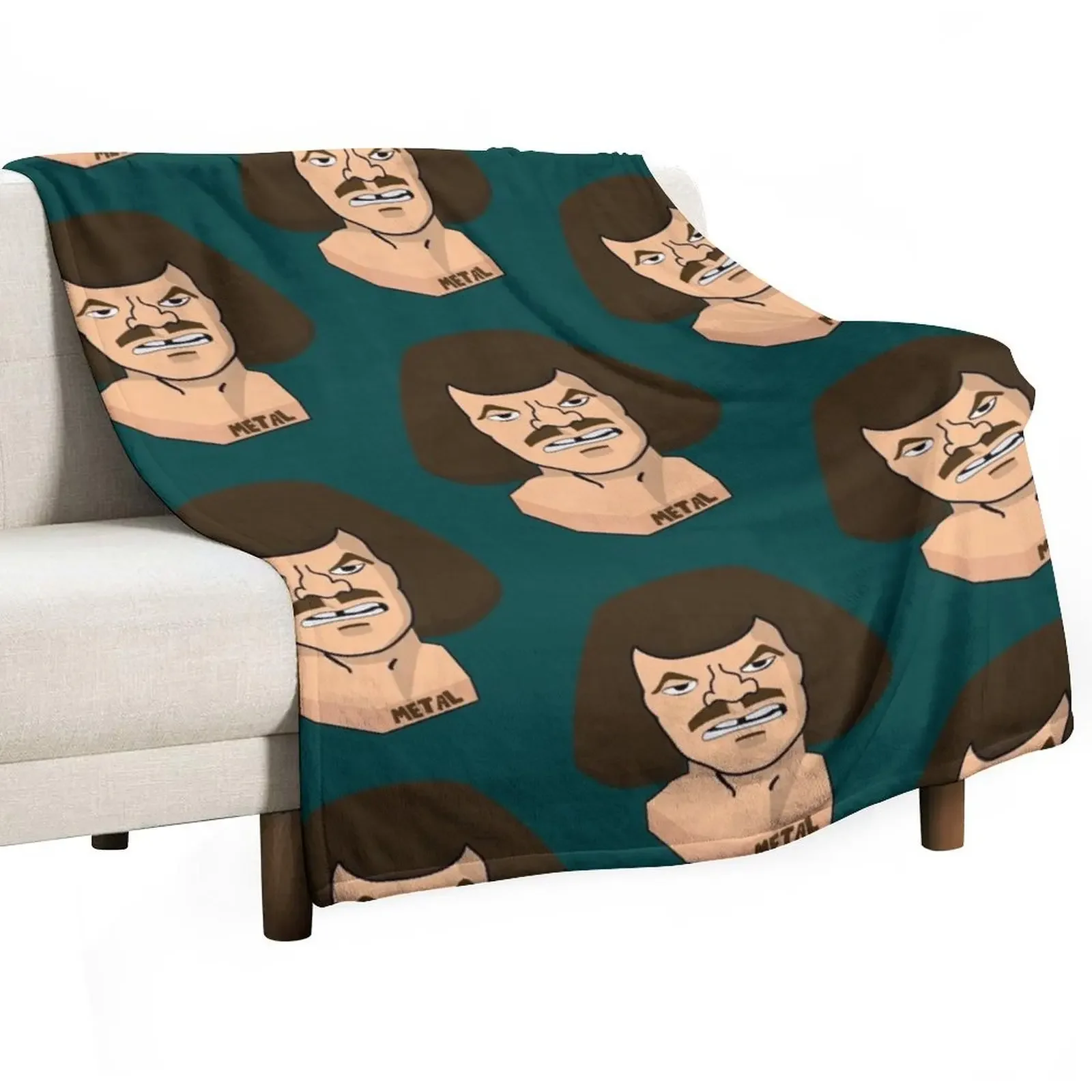 

William Murderface Statue Metalocalypse Throw Blanket Sofa Throw Luxury Throw Blankets