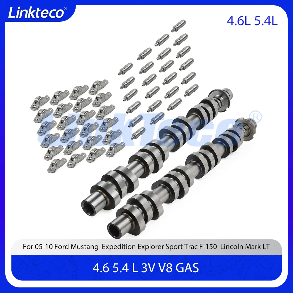 

Engine Left & Right Camshaft Hydraulic Tappet Rocker Arms Kit Fit 4.6 5.4 L For Ford Expedition F150 Lincoln Mark LT 4.6L 5.4L