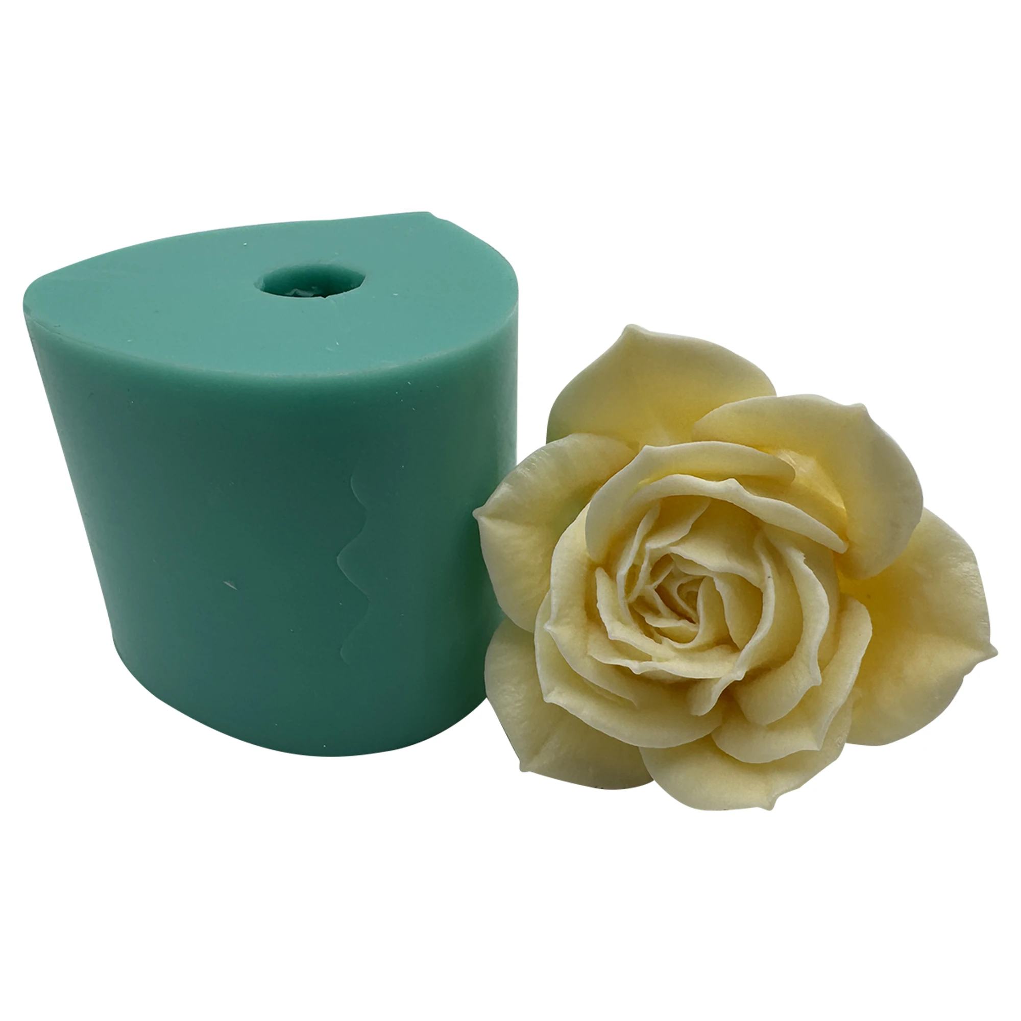 3D Rose Flower Silicone Mold for Epoxy Resin Craft Aroma Gypsum,Handcrafted Soap Candle Wax,Decorated Chocolate Cake Making