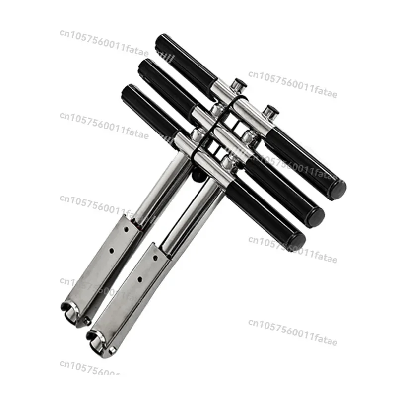 Expedition Boat Stainless Steel Ladder Telescopic Three-section Gangway Anti-corrosion, Anti-rust and Anti-skid Marine Hardware