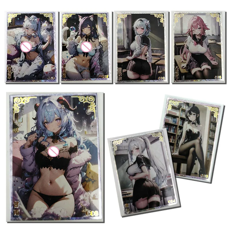 

Goddess Story A thousand flowers and a thousand loves Eula Jingliu Yae Miko Game collectible cards boy Birthday present