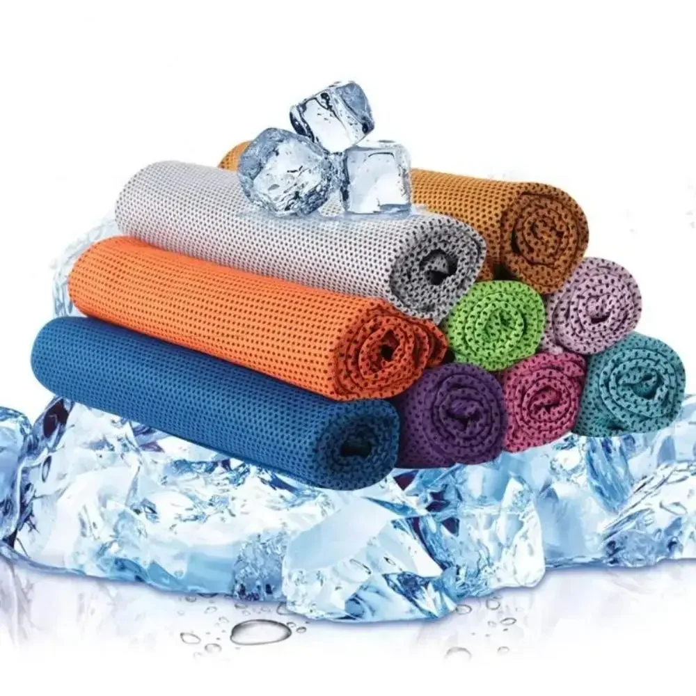 Cooling Ice Towel Cold Sports Towel Outdoor Microfiber Quick Drying Sports Fitness Cool Towel Camping Wiping Sweat Sports Towel