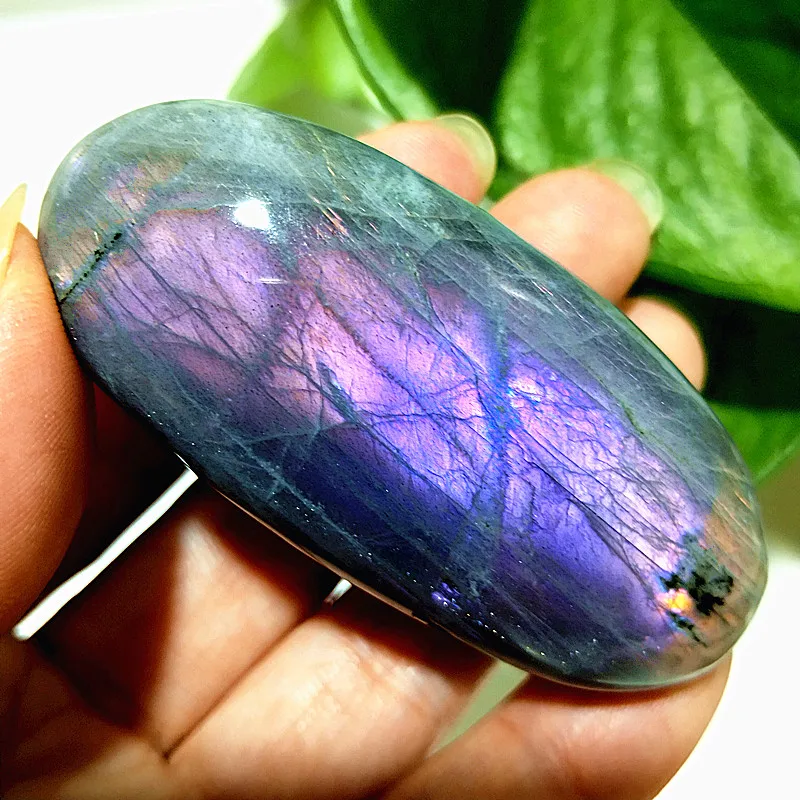 Pierre de palmier en cristal naturel violet jaune clair, cristal de Feng Shui, méditation, chakra, guérison spirituelle, décoration de la maison