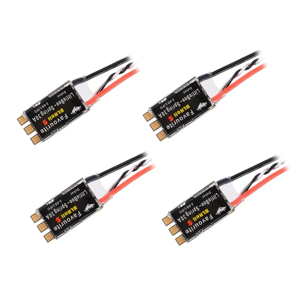 FVT LITTLEBEE BLlheli-s SPRING 30A ESC 2-6S Supports Mulitshot DSHOT Oneshot42 OneShot125 Multicopter for RC FPV Drone