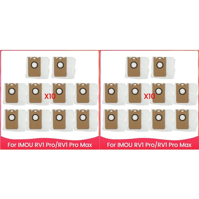 

A94E-20X Vacuum Dust Bag For IMOU RV1 Pro/RV1 Pro Max Spare Parts Large Capacity Dust Bag Household Cleaning