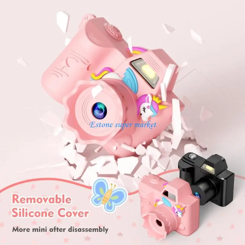 

090B Cartoon Themed Digital Camera 64GB Constructed In Memory 720P Recording Creative Photography Toy Perfect Gift For Children