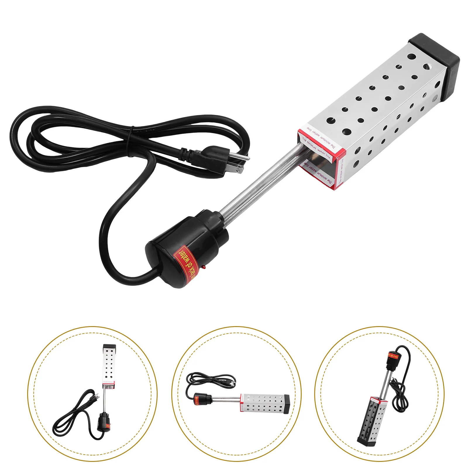 

Swimming Pool Heater Immersible 1500W Portable Water Warmer for Bathtub Heating Tube Pool Supplies Fast Travel
