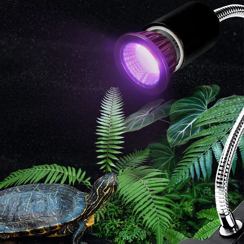 Reptile Night Lamp Imitation Moonlight Night Sleep Lighting Lamp for Turtle Lizard Snake Reptile Amphibian Accessories 파충류 사육장