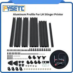 FYSETC LH Stinger Black Aluminum Profile High Quality Aluminum Extrusion Profile Frame Kit For LH Stinger 3D Printer