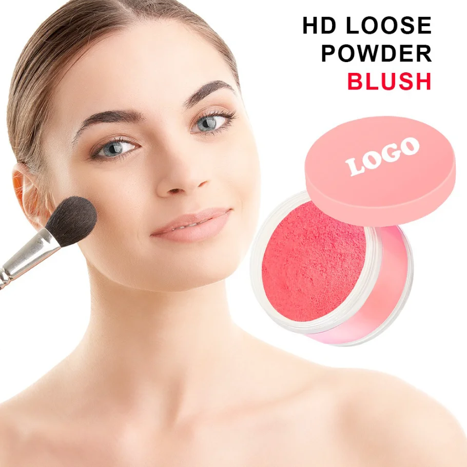 Vegan Blush Powder Long Lasting Waterproof Oil Control No Cakey Makeup Wholesale Custom Logo Private Label  Blusher Maquiagem