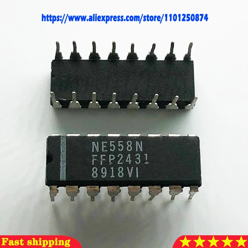 10pcs   NE558N NE558 DIP-16