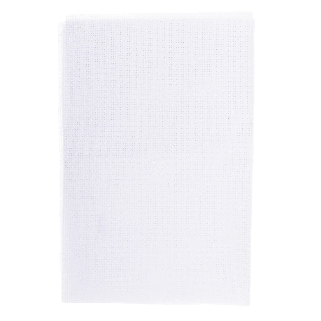 White 11CT/14CT Cross Stitch Cloth Aida Fabric DIY Hand Embroidery Cloth DIY handmade needlework sewing