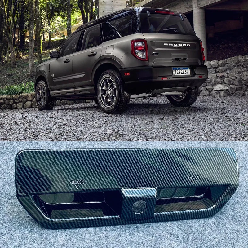

Fit For Ford Bronco Sport CX430 2021 2022 Car Accessories ABS Rear Tailgate Trunk Handle Cover Trim 1pcs
