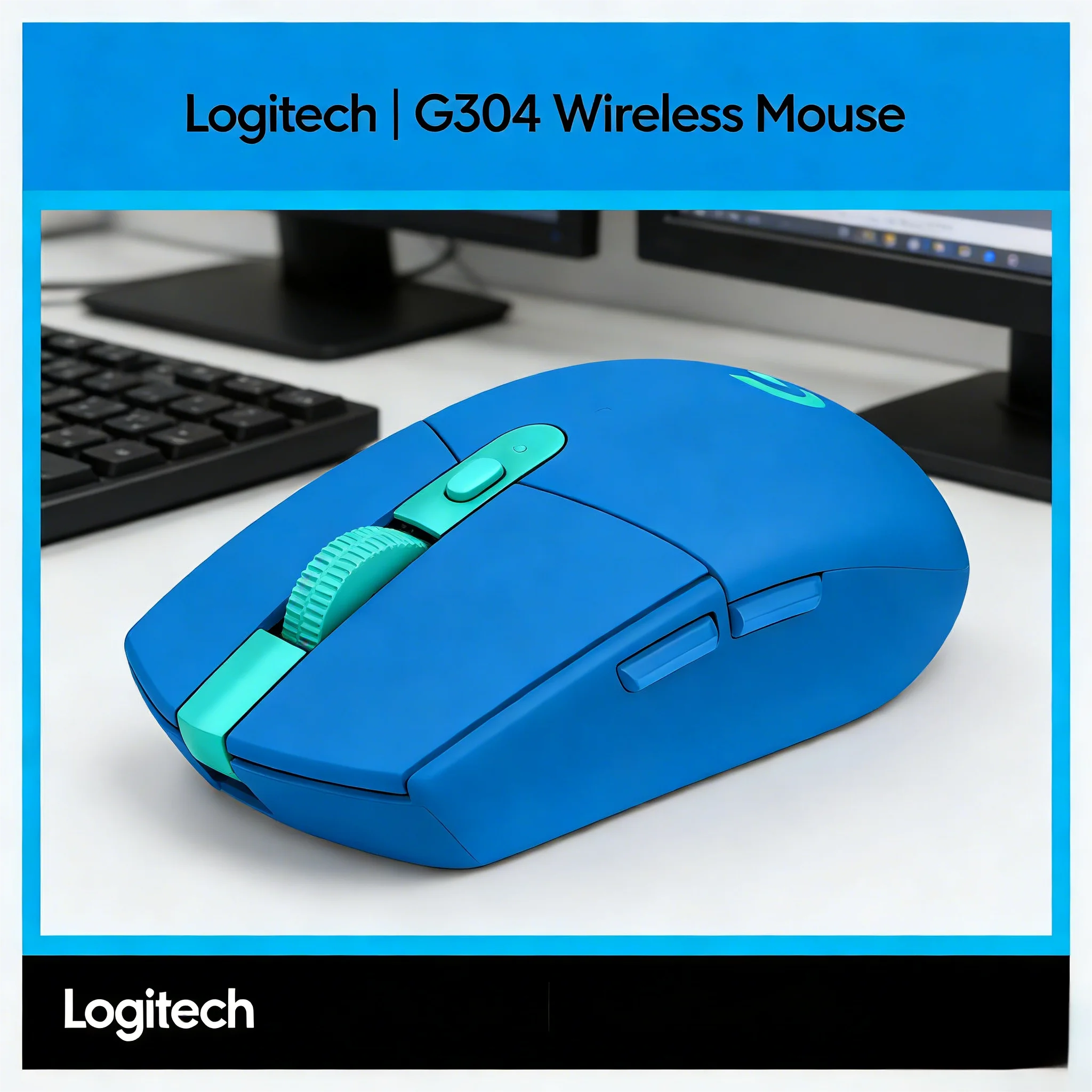 

Беспроводная игровая мышь Logitech G304/G305 с низкой задержкой 1 мс, идеально подходит для FPS-игр