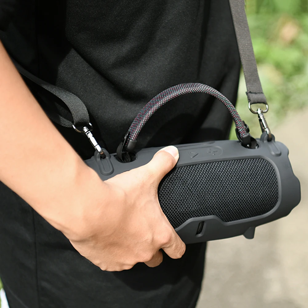 

Силиконовый чехол, защитный чехол для портативной колонки JBL Charge 6, черный)