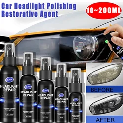 Car Headlight Polishing Restorative Agent Scratch Remover Repair Fluid Renewal Polish Maintenance Liquid Kit Auto Accessorie