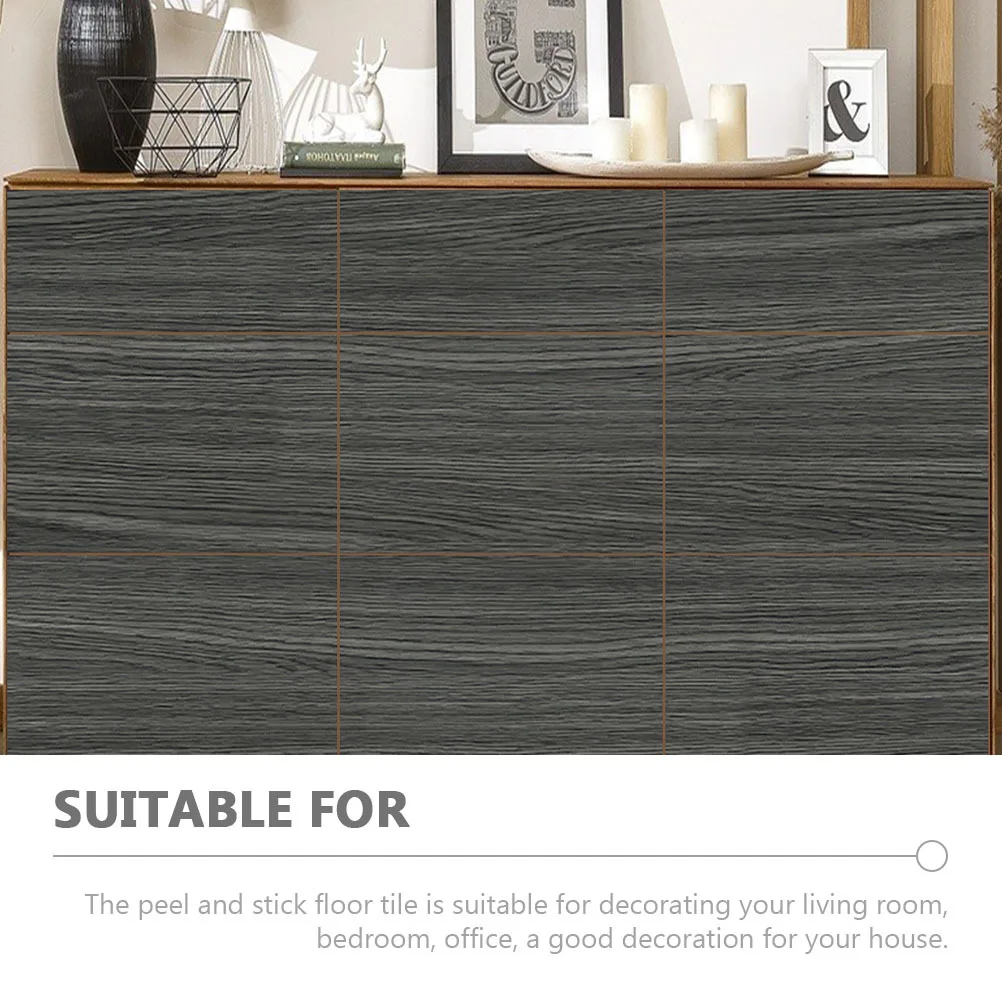 ملصق أرضيات PVC مقاوم للماء، ألواح قابلة للتقشير واللصق، تصميم حبيبات خشبية، سهل التركيب، ألواح أرضية قابلة للتقشير واللصق #1
