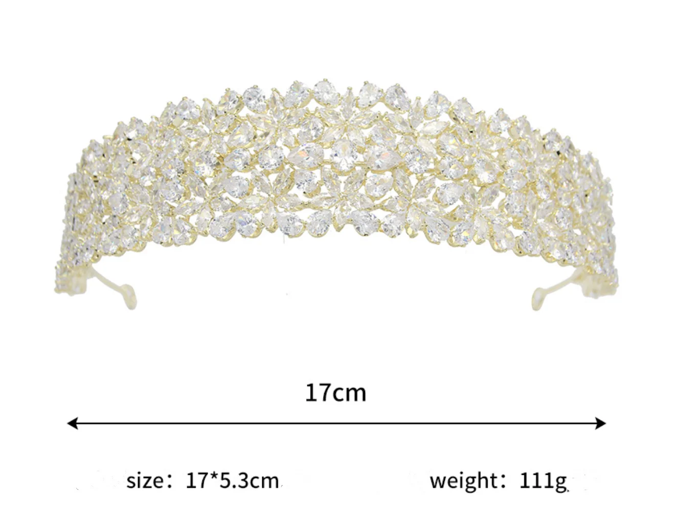 Imagem -02 - Cubic Zircão Nupcial Headband Tiaras para as Mulheres Luxo Acessórios do Cabelo do Casamento Noiva Headpieces Festa Jóias Diadema Headdress