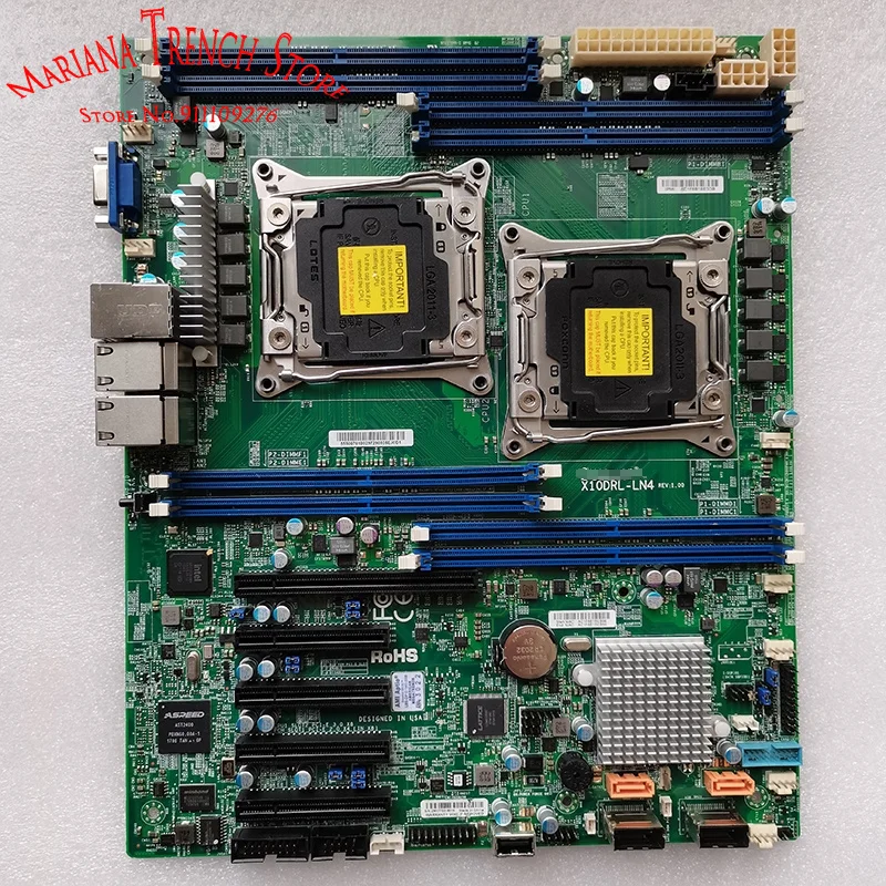 X10DRL-LN4 for Supermicro Quad 1GbE LAN Motherboard LGA2011 E5-2600 v4/v3 Family DDR4 Quad LAN W/ Intel? i350 GbE