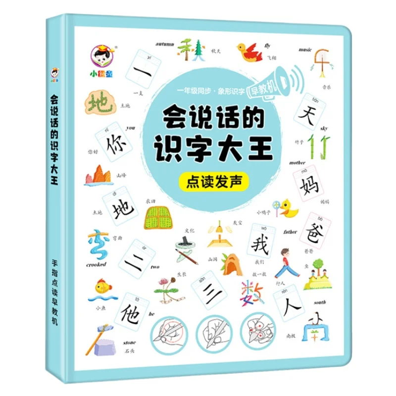Learning Chinese Characters, Audiobooks, Children's Early Education Cognitive Enlightenment, Chinese Character Recognition Books