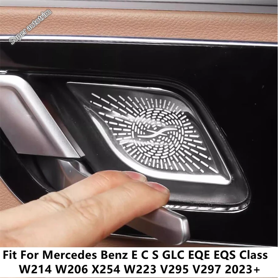 

Car Inner Handle Door Bowl Cover Trim Sequin For Mercedes Benz E C S GLC EQE EQS Class W214 W206 X254 W223 V295 V297 2023 - 2025