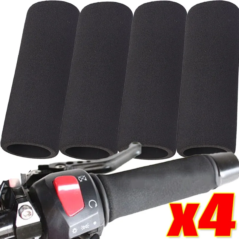 Motorcycle Anti Vibration Handle Cover Bar Foam Comfort Slip Over Grips Universal Heat Shrinkable Grip Handlebar Cover Sleeve
