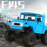 New Cross-border Manual Diy1:12 Simulation Four-wheel Drive Electric Remote Control Car Children's Pickup Truck Model Car Toy