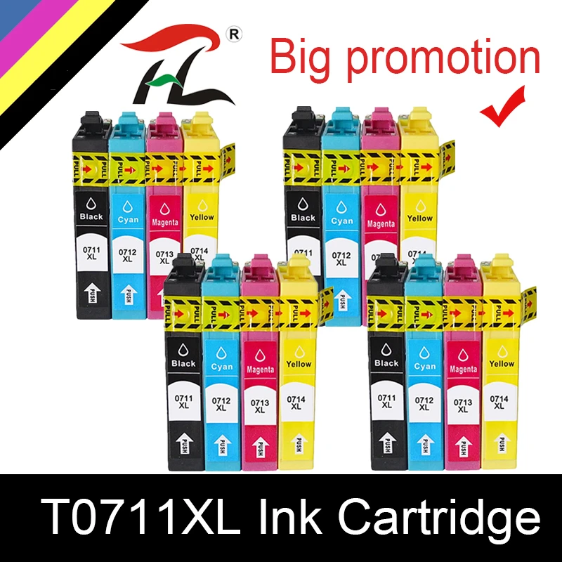 Compatible Ink Cartridge T0711 T0712 T0713 T0714 For Epson Stylus SX110 SX105 SX115 SX200 SX205 SX209 SX210 inkjet printer