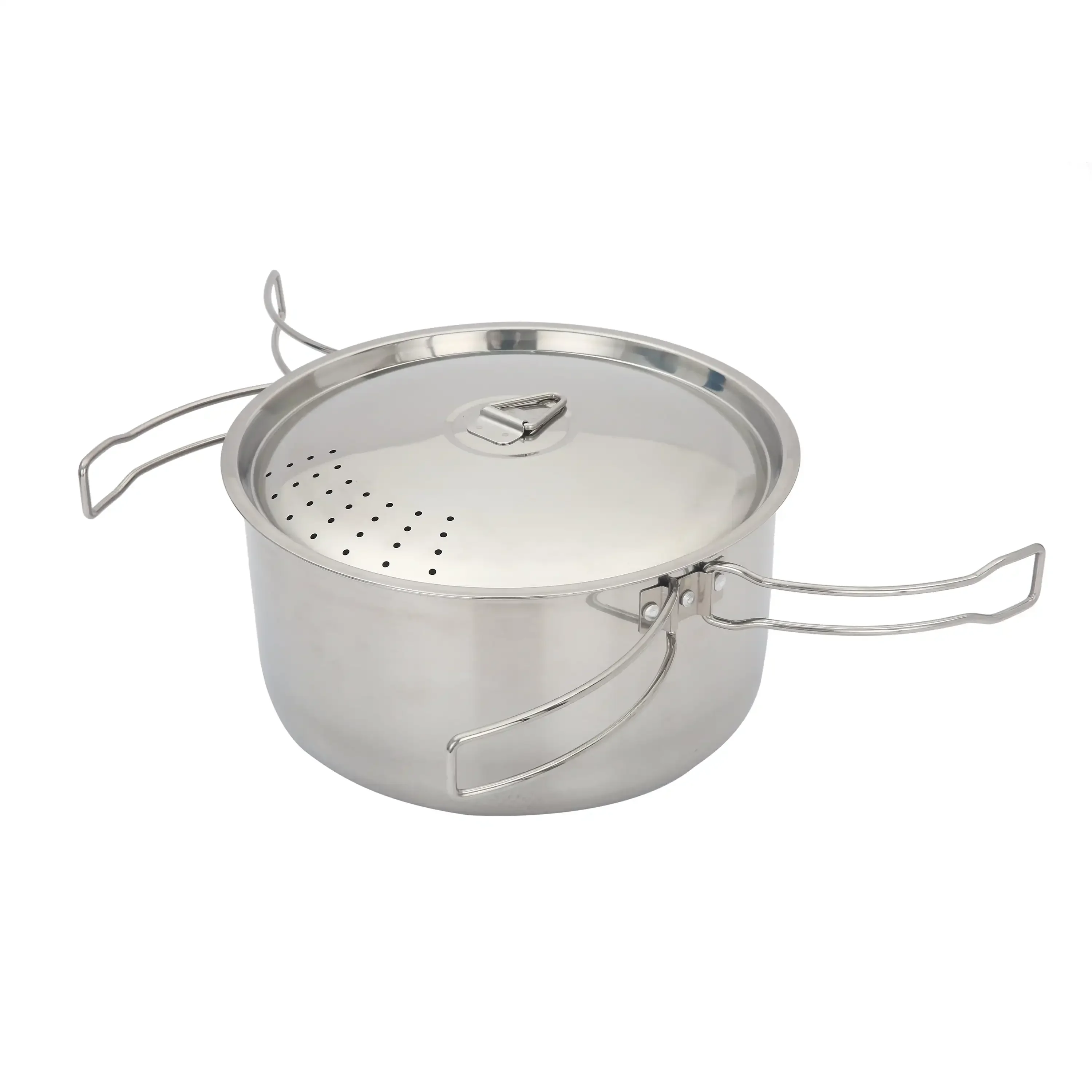 Juego de 22 piezas de vajilla y sartenes con bolsa de transporte de malla