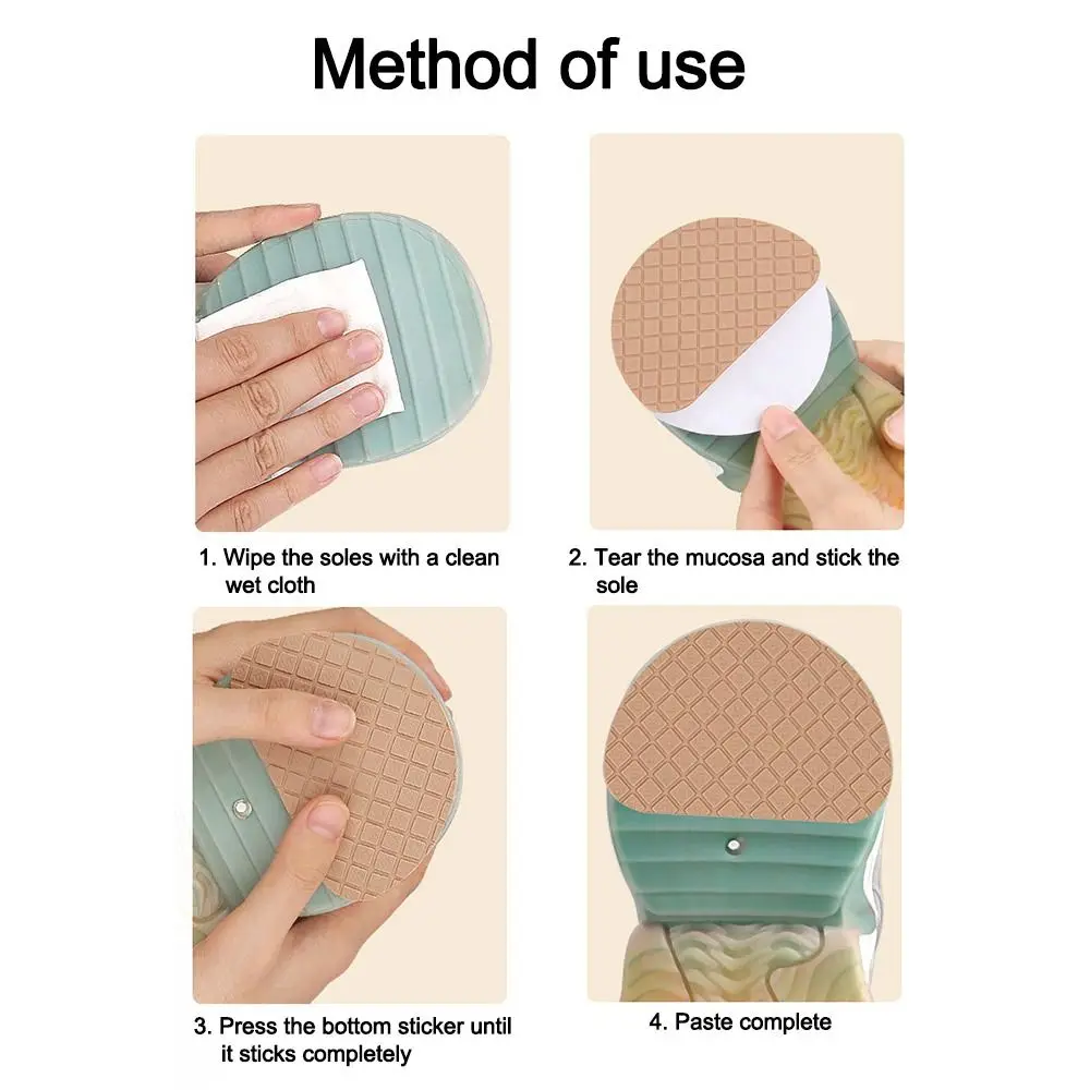 Sole Guard Non-slip Shoe Sole Protector Self-Adhesive DIY Silicone Soles Pads Wear-Resistant Replacement Shoes Anti-slip Cushion