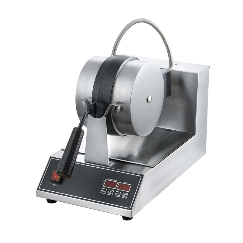 Waffle Machine Commercial Heart-Shaped Plaid Cake Maker Stainless Steel Body Non-Stick Pan Coating Is Durable