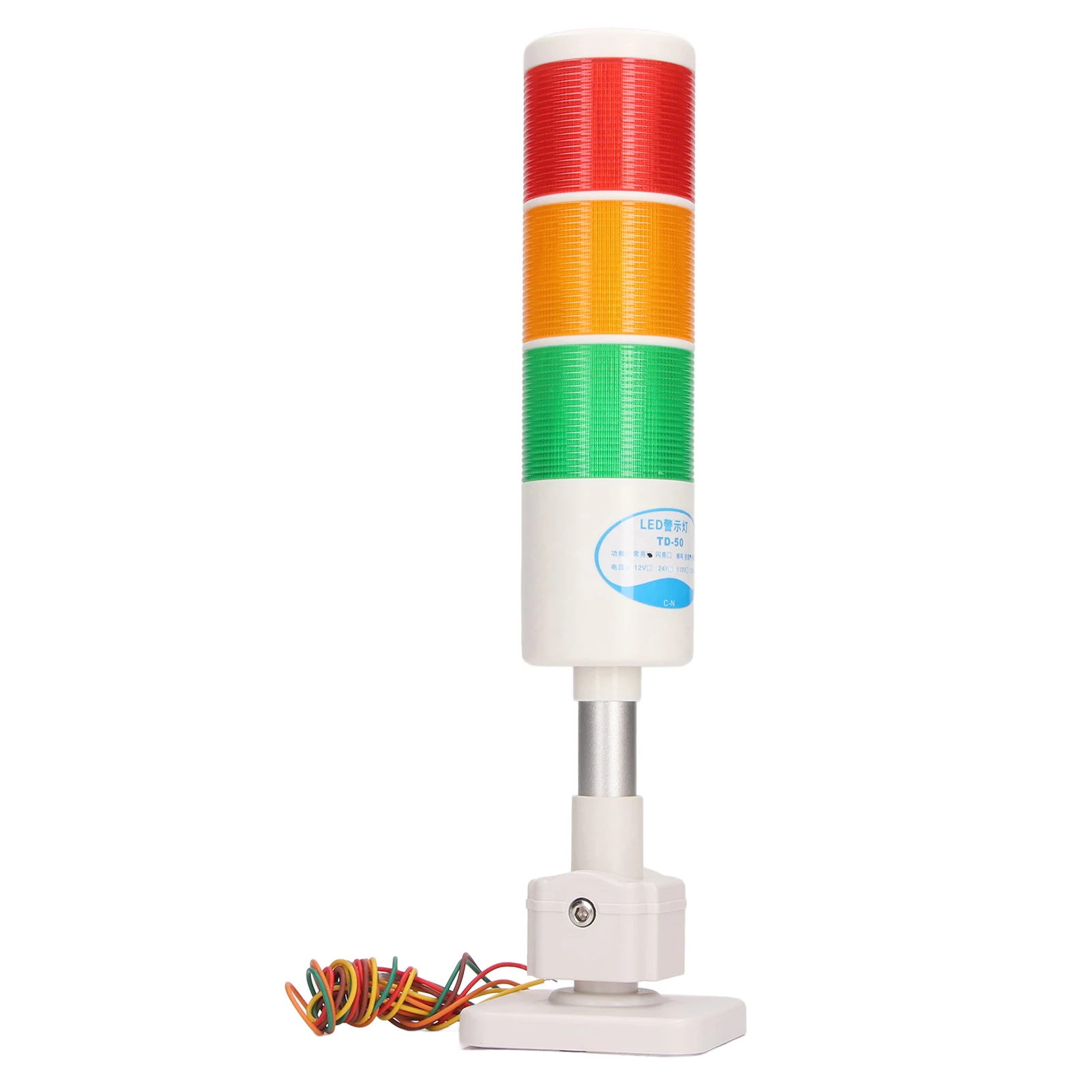 LED Stack Tower Lights RGB 24V Industrial Multilayer LED Signal Tower Stack Warn Alarm Caution Lamp Multilayer LED Signal Light