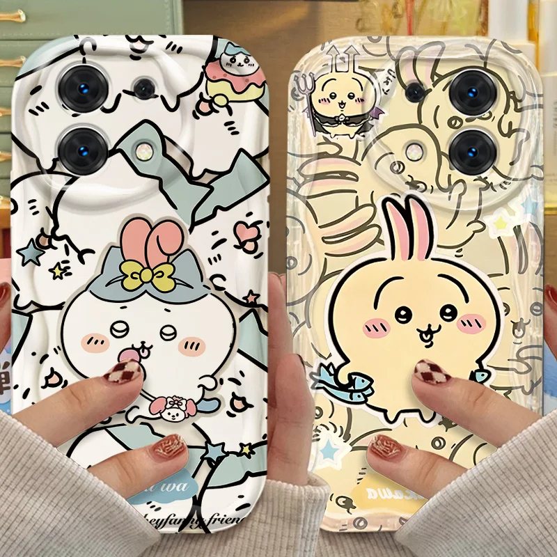 

C-Chiikawas Wave Case for Xiaomi Redmi Note 14 13 12 11 10 Pro Plus 5G 9 14C 13C 4G 12C 10C 10S A2 A1 Shockproof Silicone Cover