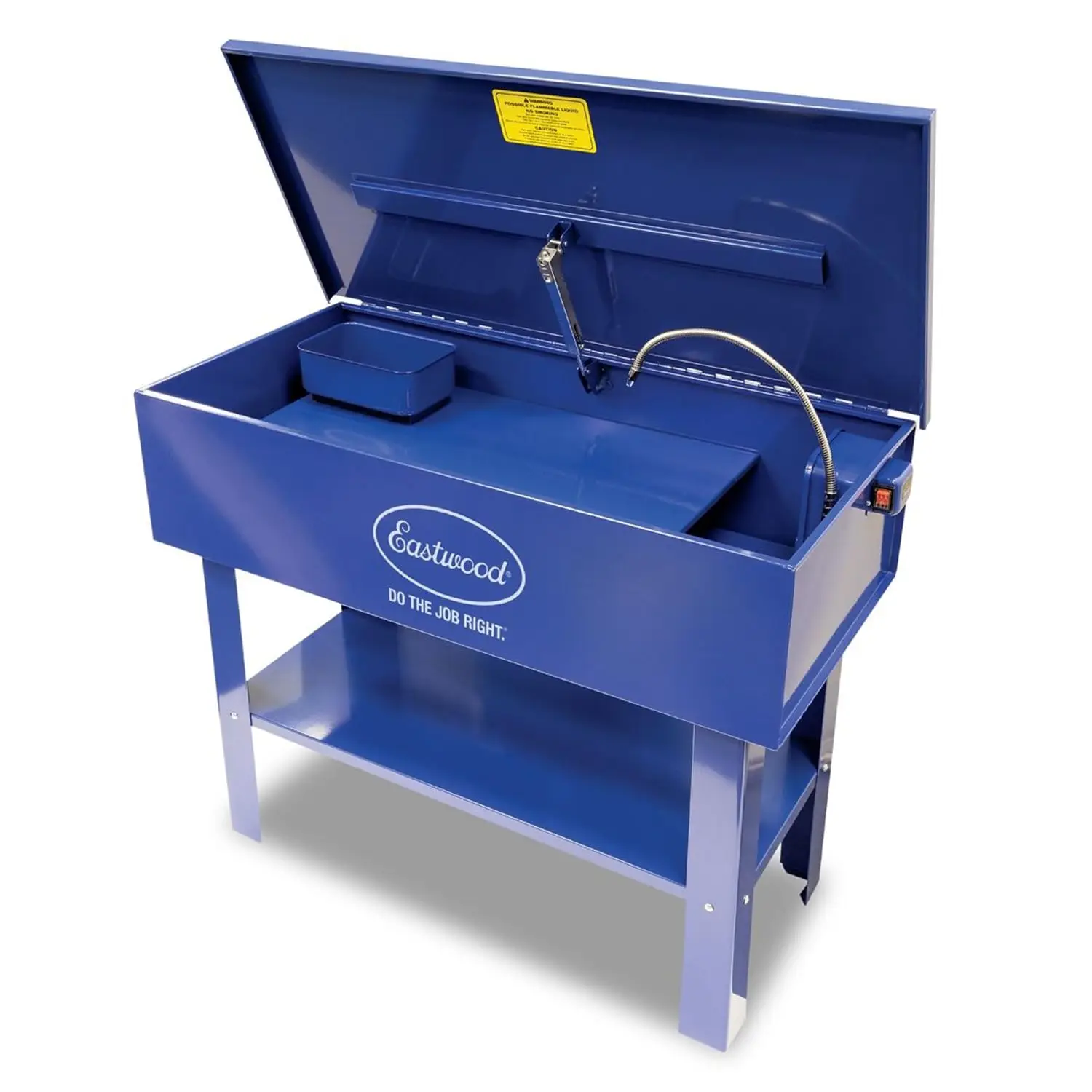 Eastwood 40 Gallon Parts Washer | 10 Inch Deep Tub Heavy Duty Powder Coated Finish Steel Parts Cleaner | Parts Washer